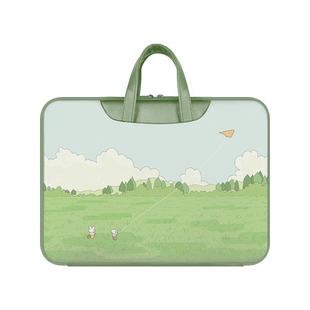 简约小清新笔记本电脑包14适用华为matebook16内胆包苹果MacbookAir13.3英寸m3m4保护套联想小新Pro15手提包