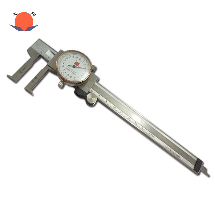 成都大阳牌量具 内沟槽带表游标卡尺20-150内槽卡尺现货