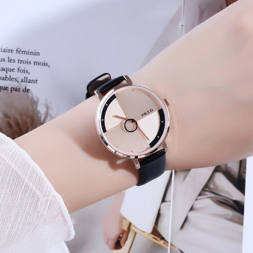 kezzi手表女学生初高中个性防水
