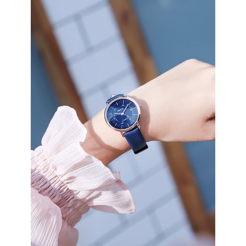 珂紫kezzi学生情侣手表时尚潮流2022新款防水超薄刻字男女士腕表