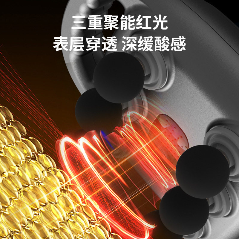 6头筋膜枪肌肉放松按摩器揉腹仪肌膜枪颈膜抢男女静音电动