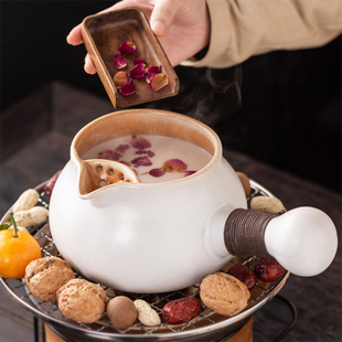 可干烧罐罐煮茶壶器陶罐煮奶茶花果茶炒茶烤奶炖梨罐围炉煮茶陶壶