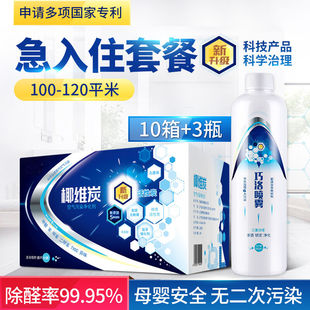 椰维炭100至120平米急入住活性炭包新房去吸甲醛除甲醛去味神器10