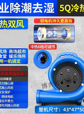吹地机吹干机商用大功率干燥冷热吹风机酒店地毯厕所地面地板除湿