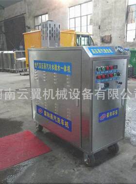 定制燃气加热型蒸汽洗车机手推型商用蒸汽洗车设备无水洗车机燃气