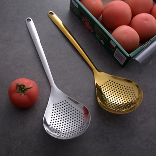 厨房烹饪漏勺家用304不锈钢过滤网勺耐高温捞面勺捞饺子笊篱沥水