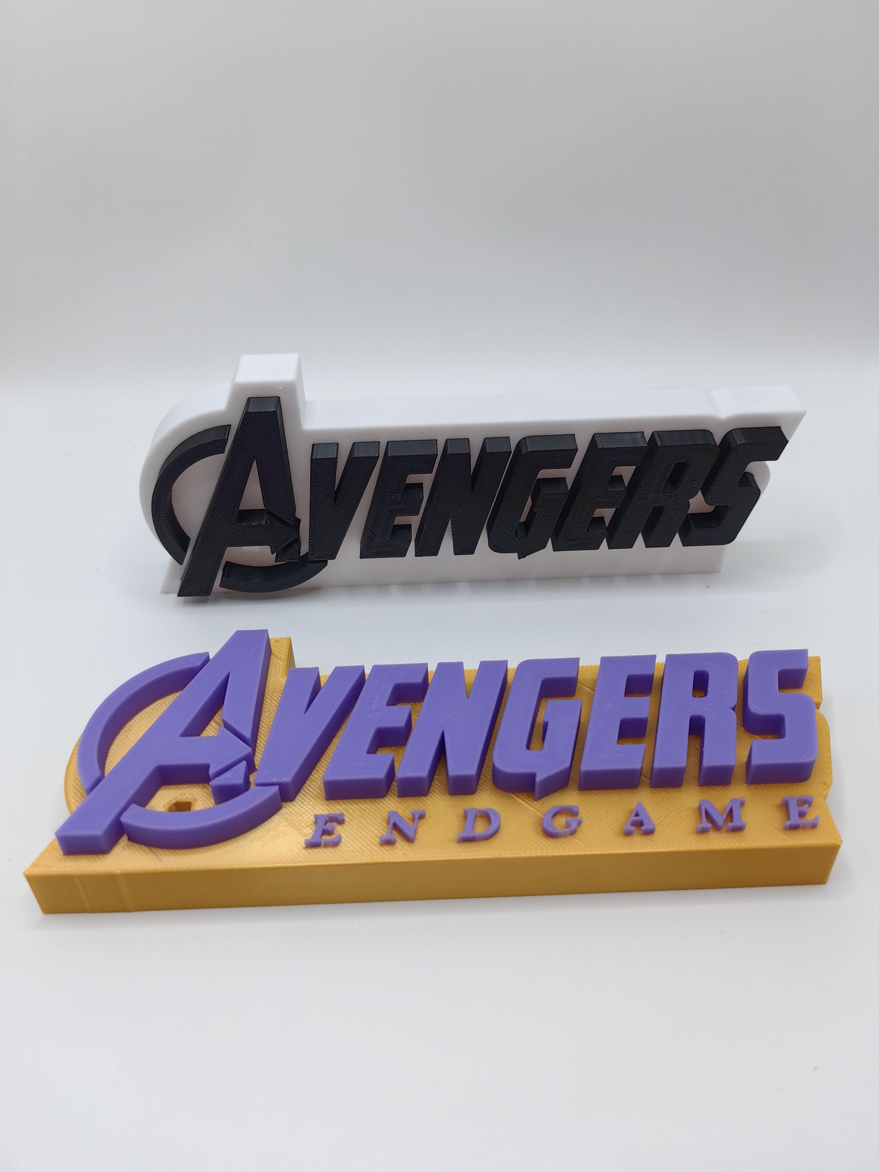 复仇者联盟 终局之战 Avengers Logo 立体字体 立牌 标志 摆件
