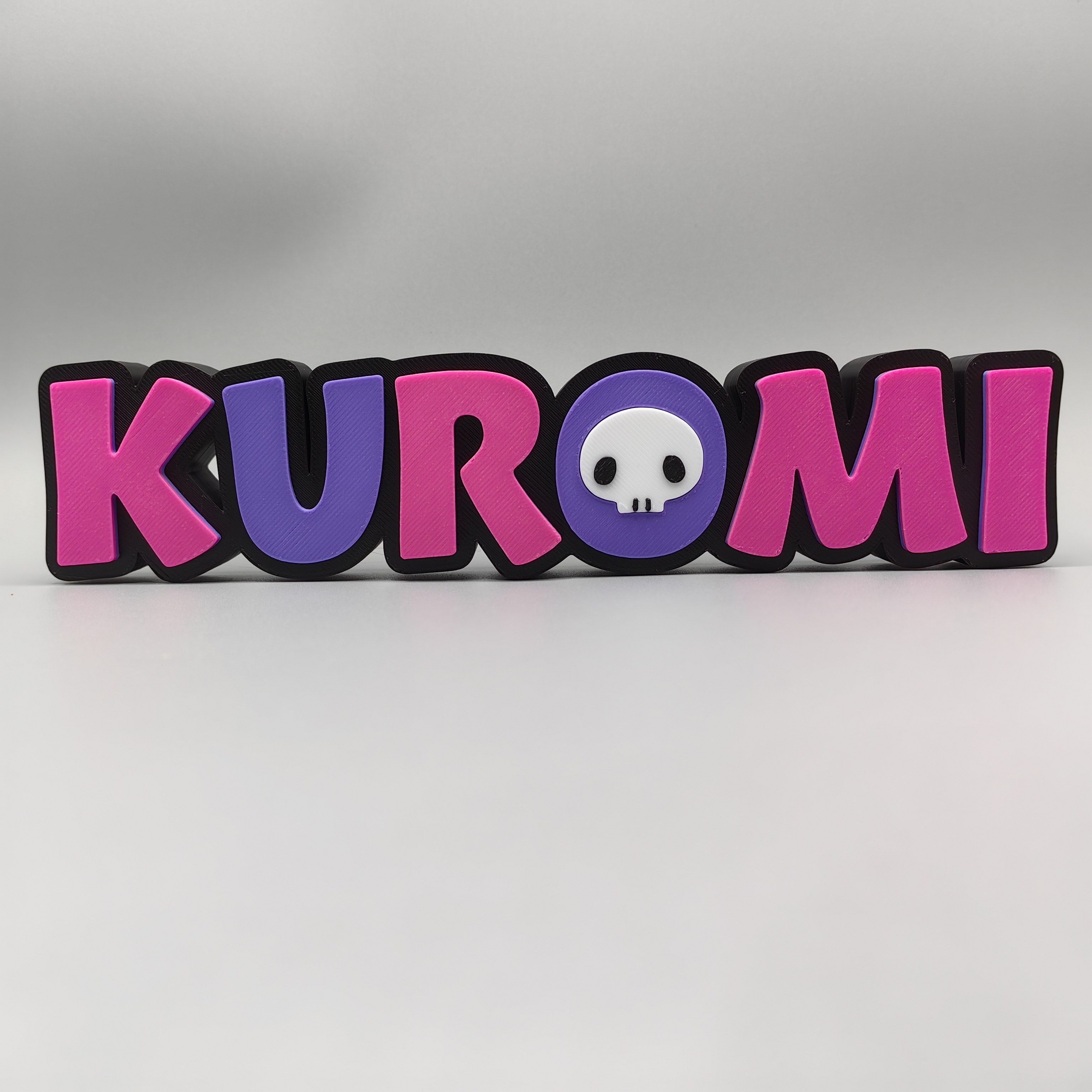 库 酷洛米 Kuromi Logo 立体字体 立牌 标志 铭牌 高颜值 摆件,模玩/动漫/周边/娃圈三坑/桌游,动漫徽章/立牌,淘宝优惠券,粉丝福利购,淘宝优惠卷