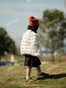 weekgo清仓儿童羽绒服外套男女童宝宝洋气百搭保暖面包服清薄款