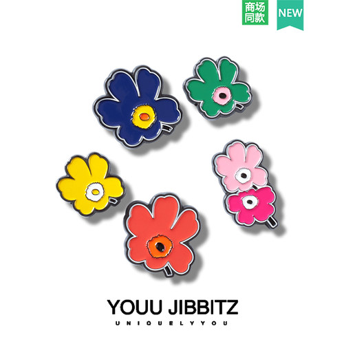 洞洞鞋配饰高级diy鞋扣金属鞋花