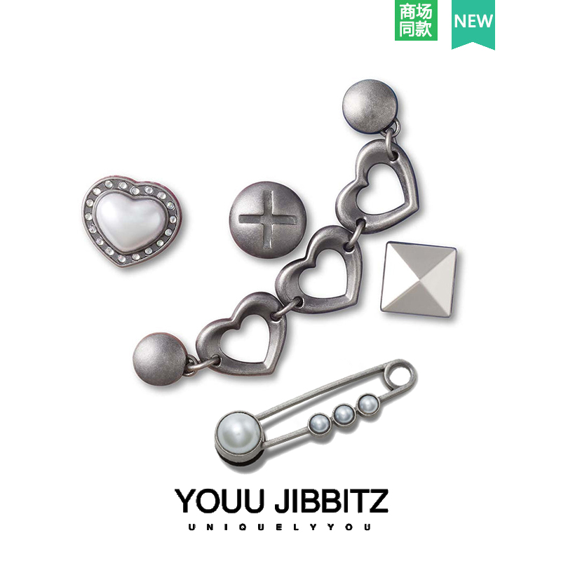 洞洞鞋配饰高级鞋花质感金属