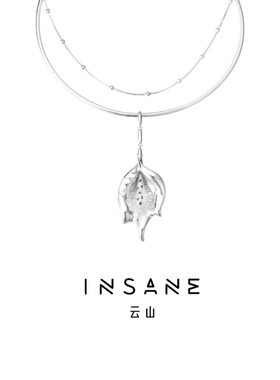 INSANE云山马蹄莲系列气质原创设计小众不规则轻奢项链
