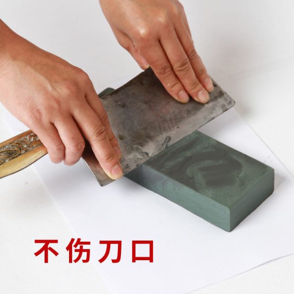 一万目天然绿浆石家用磨刀石10000目油石细精磨抛光水滴青老磨石