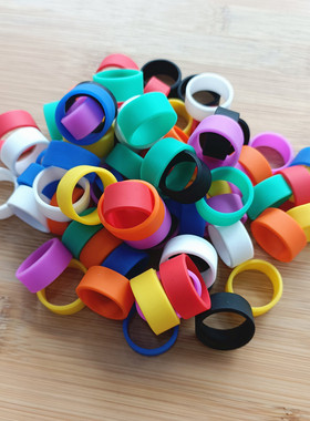 彩色硅胶圈直径20毫米周长62mm弹力拉伸可定做规格颜色印刷包邮