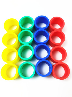 彩色硅胶圈红黄蓝绿色有弹性可拉伸直径30宽23厚3mm支持定做包邮