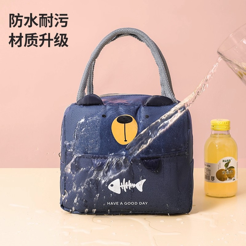 手提饭盒袋保温便当包上班族餐包加厚铝箔袋子小学生带饭手提包