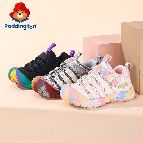 帕丁顿熊儿童运动鞋迷彩2025秋季新款男童户外鞋子女宝宝幼儿童鞋