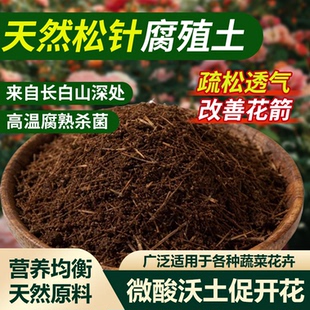 腐熟松针土腐植土腐叶土多肉绿萝营养土种菜养花通用黑土泥炭土