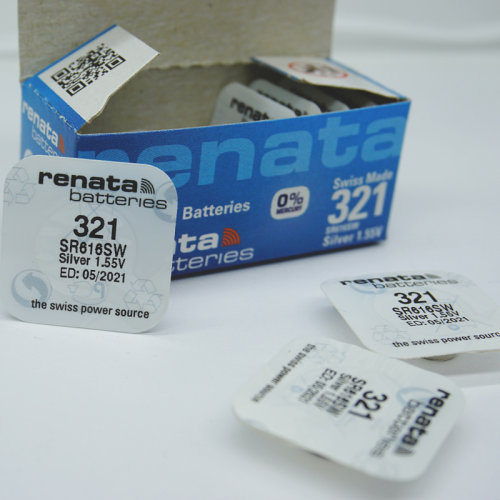 瑞士Renata原装氧化银手表电池321 SR616SW 1.55V正品包邮一粒价