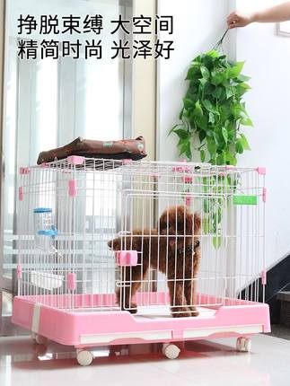 泰迪新兔笼小型笼子狗笼大中型家用围栏猫加粗犬分离宠物室内超大