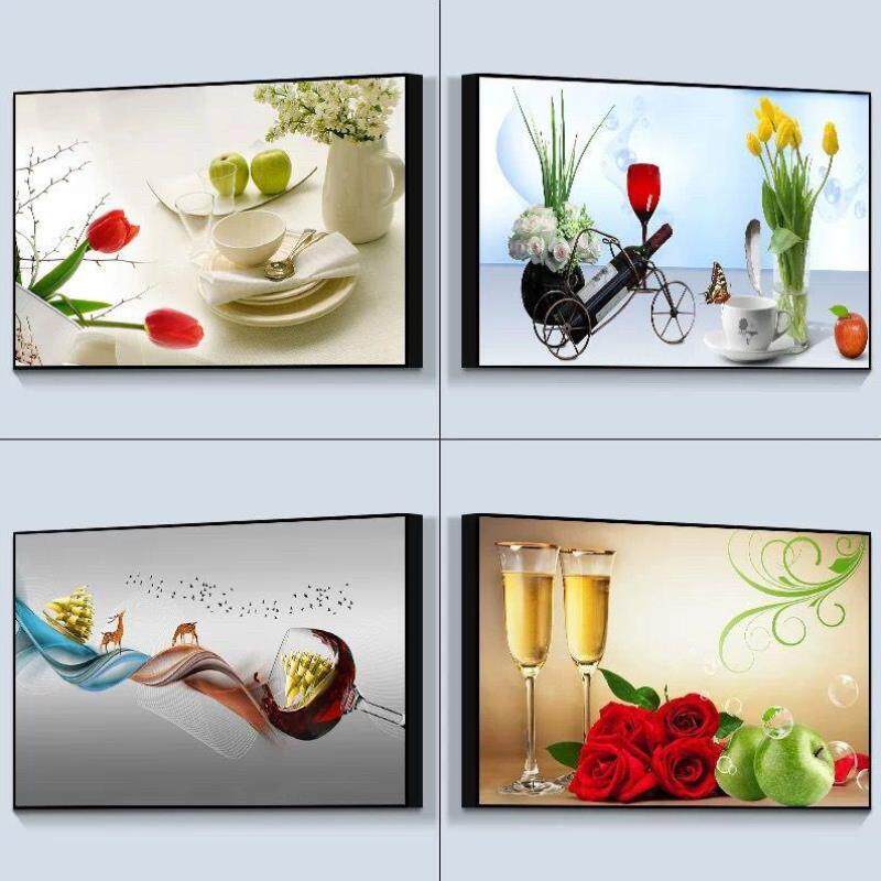 餐厅挂画2021新款餐厅装饰画现代简约吃饭厅墙面挂画歺厅餐桌背景