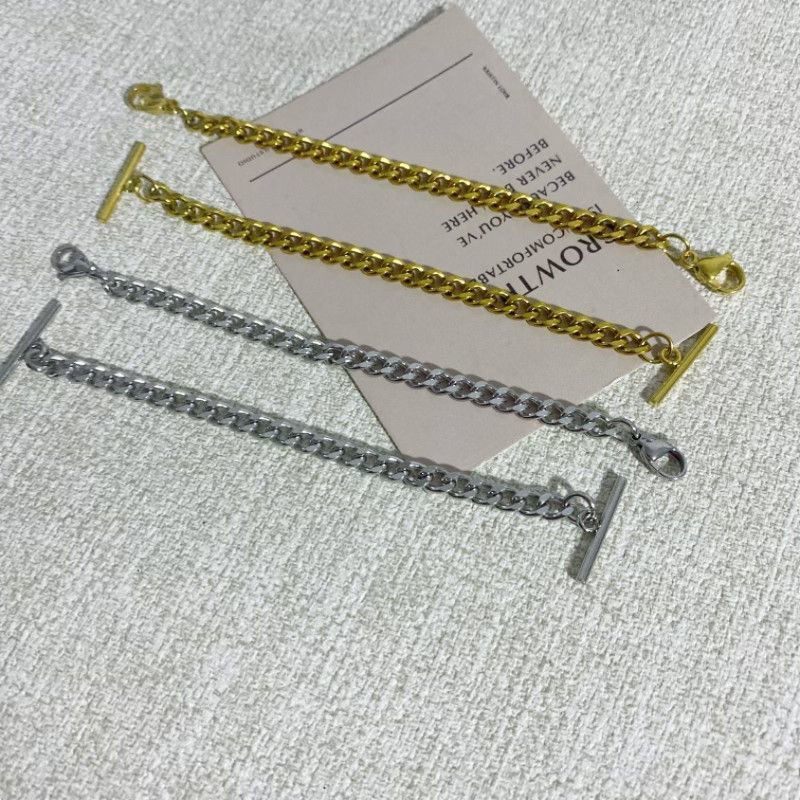 可拆卸衬衫链条扣不锈好贵服饰领口装饰连接对扣挂件钛钢一字扣链
