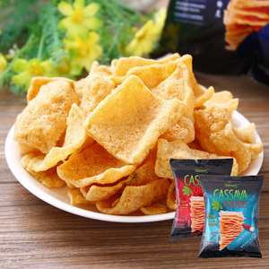 印尼原装进口 木薯脆片50g 休闲小吃零食膨化薯片