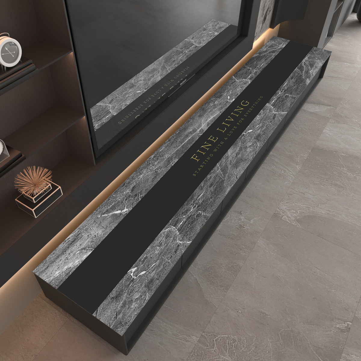 碧德芙电视柜盖巾防水防油免洗