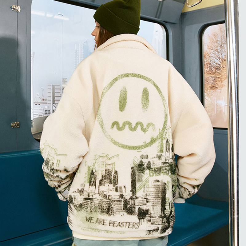 夹克休闲羊羔毛加厚羊羔