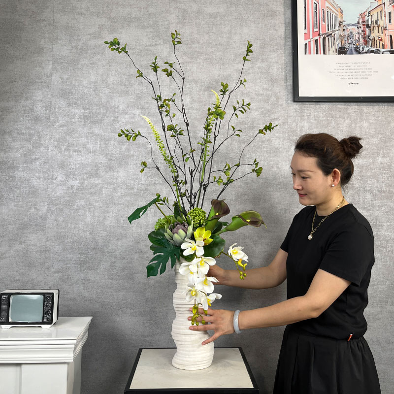 壁龛假花仿真花摆设墙洞装饰花