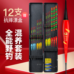 渔具用品 高灵敏套装鱼漂加粗醒目全水域通用浮漂夜光漂新手垂钓