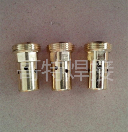 水冷枪连接杆 501D水冷枪导电嘴座 黄铜导电杆 厂家直销水冷配件