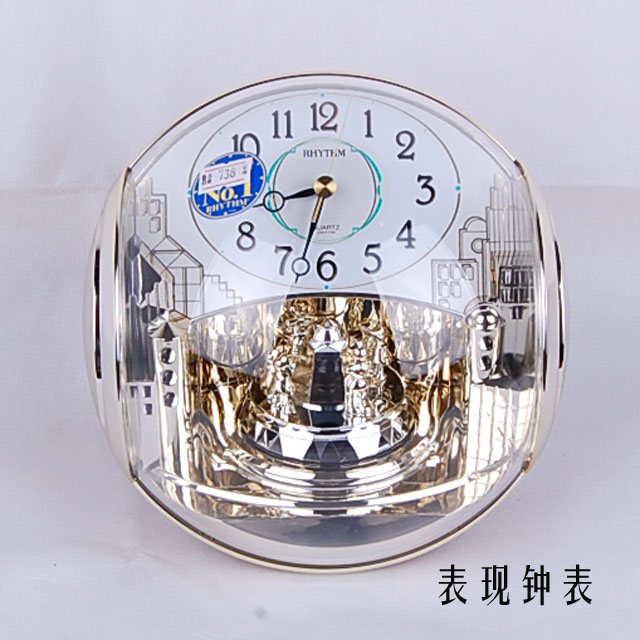 RHYTHM Lai Sheng clocks and watches girl student bedroom Mute Desk Clock 520 gift Love at first sight originality Clock 4SG764in the Home accessories , Home bell ornaments/Alarm Clock , Clock  category - from Buy2taobao.com to provide professional Taobao agent buy service