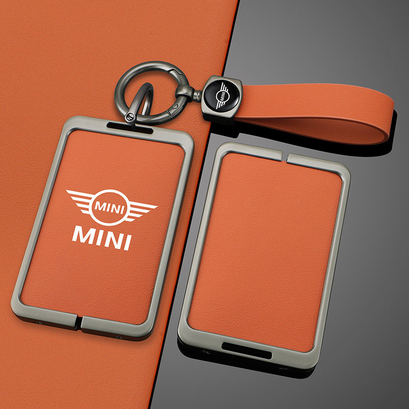 适用于电动MINI COOPER钥匙套nfc卡片包24款宝马迷你车专用壳扣女
