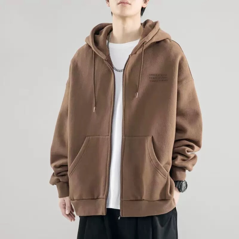 Adidas阿迪达斯春秋男运动拉链连帽外套夹克IS7427【断码福利】