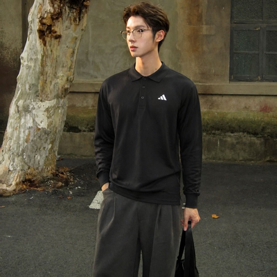 Adidas阿迪达斯正品26年新款男简约百搭户外休闲运动POLO衫JL5294