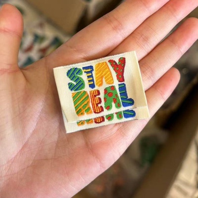 五月天小STAYREAL25周年12色演唱会物料应援周边手工织布贴现货