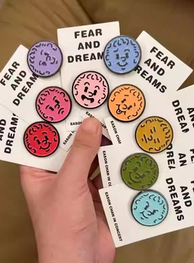 广州成都北京海口高雄深圳针扣fnds陈奕迅演唱会应援徽章滴胶金属