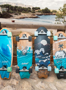 陆地冲浪板滑板V1滑雪模拟初学者专业滑板陆冲儿童成人路冲Slide