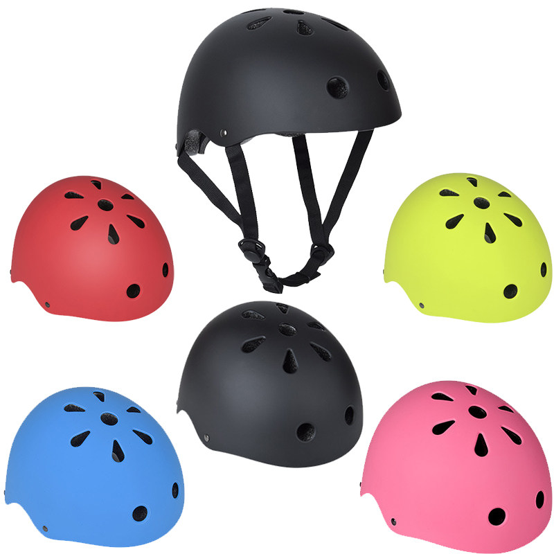 成人滑板自行车攀岩梅花头盔 溜冰平衡车轮滑儿童头盔