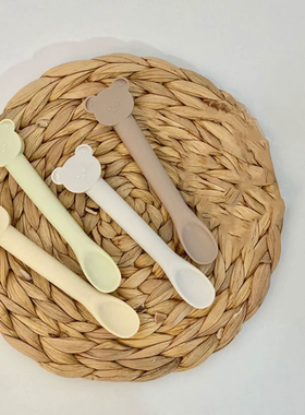 ROCOU罗可宝宝辅食专用勺出口韩国食品级硅胶便携【品牌福利款】