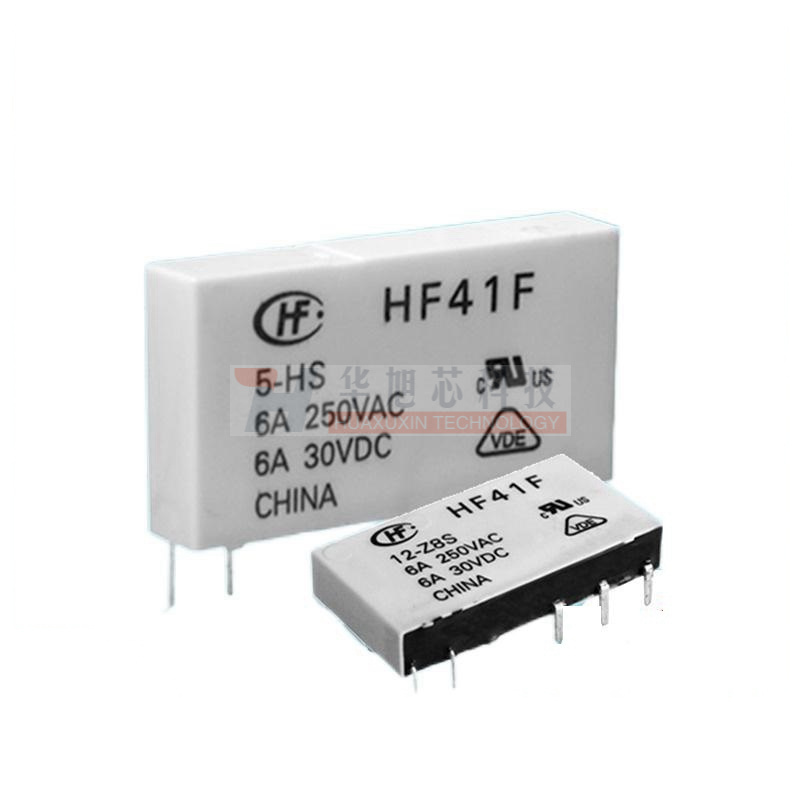 全新宏发继电器 HF41F-5-H 小型功率继电器 5V继电器 4脚 1组常开