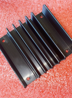 散热片轨道交通铁路电源模块1/2砖半砖模块铝合金散热器62x58x18