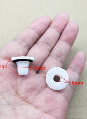 适用于特斯拉毛豆3/model3/Y前大灯固定螺母底座塑料卡子卡扣索环