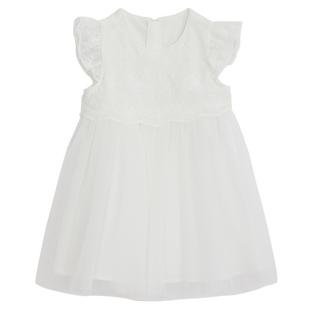 tartineetchocolat法国巧克力童装新品夏女童网纱蓬蓬裙公主裙