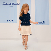 tartineetchocolat法国巧克力童装 女童分体两件套装 25夏季 新品
