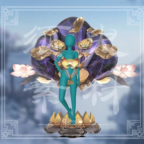 阴阳师帝释天觉醒cos特效素材