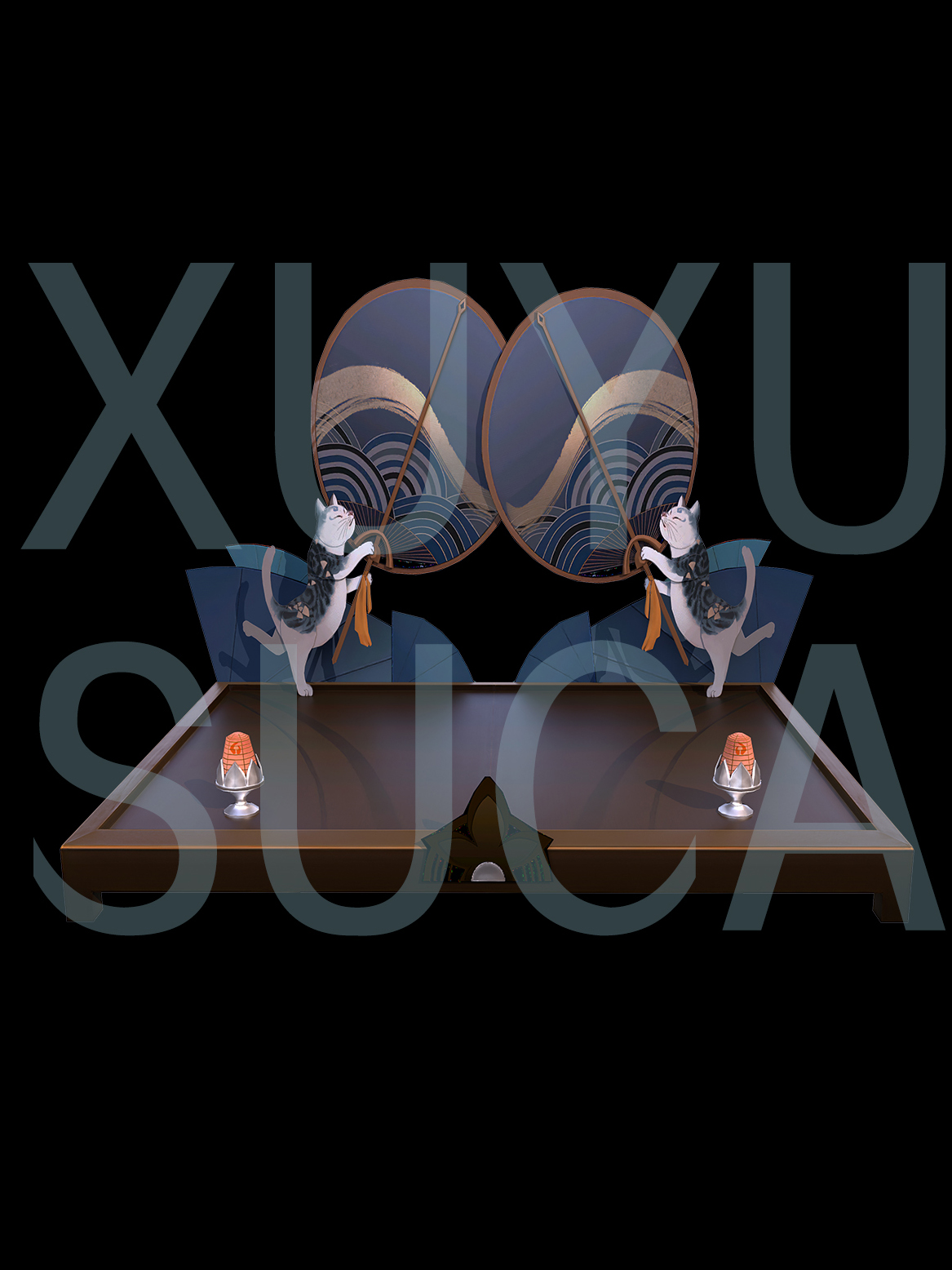 须臾/王者不知火舞魅语背景场景道具cosplay后期免抠合成png素材