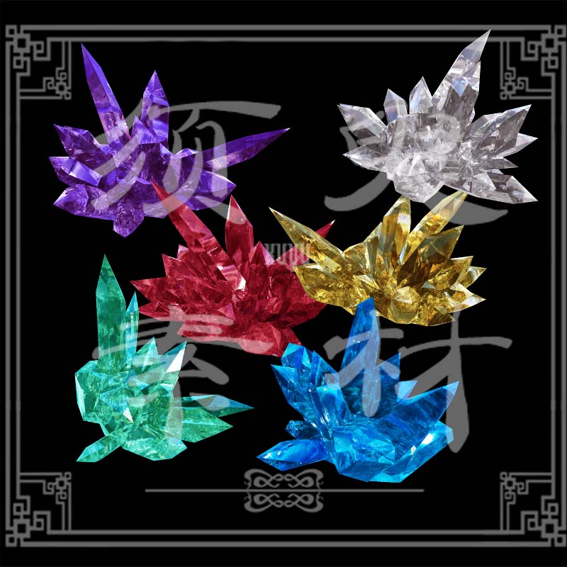 水晶宝石之国cos后期素材Png图片