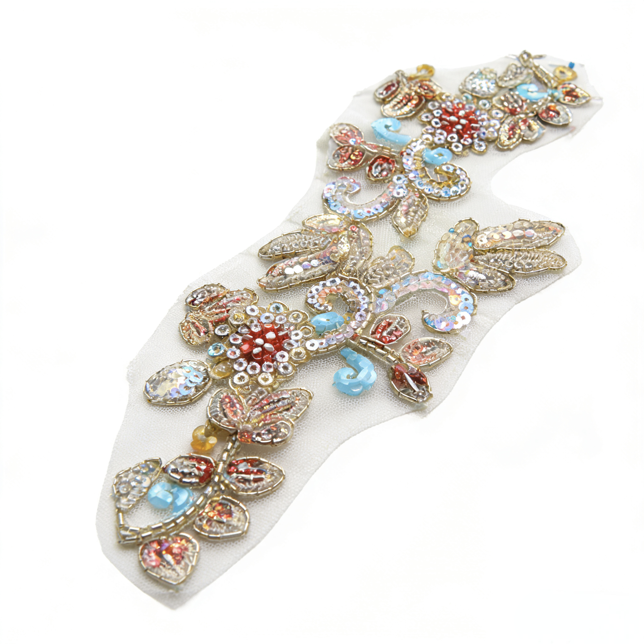 新款刺绣立体花边蕾丝镂空仿珍珠布贴DIY贴花服装配件,居家布艺,花边,淘宝优惠券,粉丝福利购,淘宝优惠卷